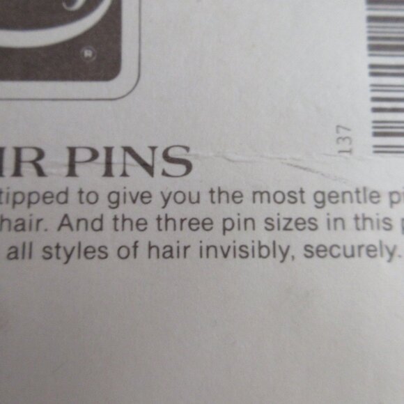 Goody Hair Pins #137 Ball Ends Brown 150/pk NOS Original Prop 1982 4 Packages - Picture 3 of 9